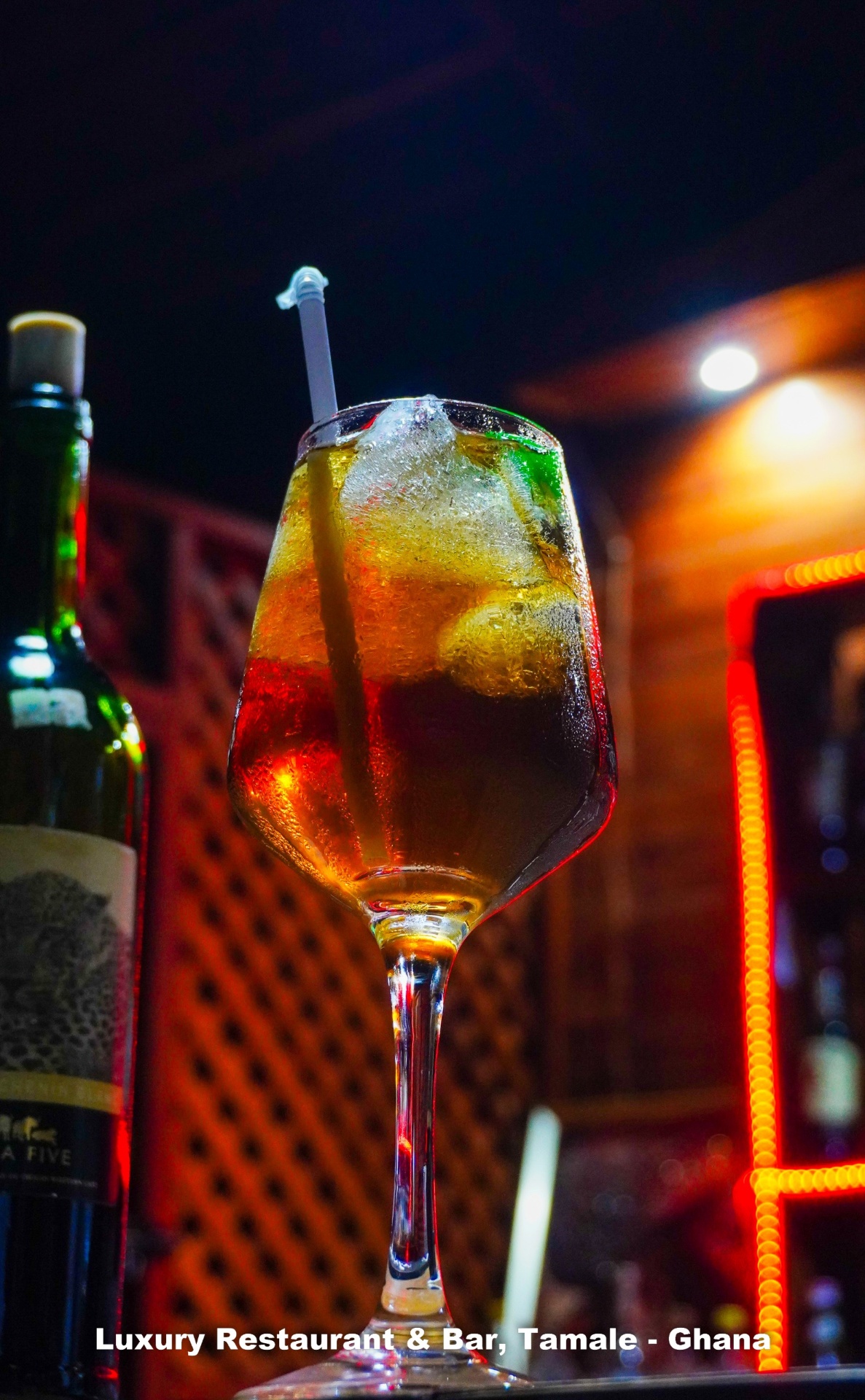 Signature spritz on the rooftop
